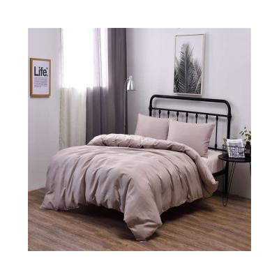 China Disposable High Quality Durable Using Various Single Embroidery Duvet Cover Set With Lace for sale