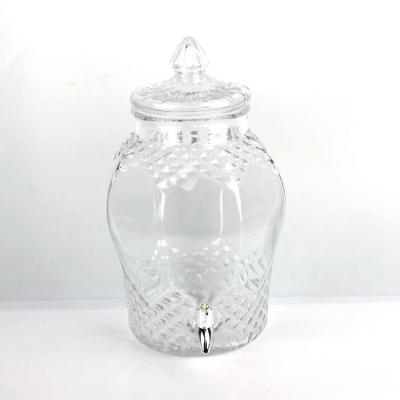 China Wholesale Glass Freshness Preservation 20L 15L 10L 8L 6L Beverage Drink Water Dispenser With Tap for sale