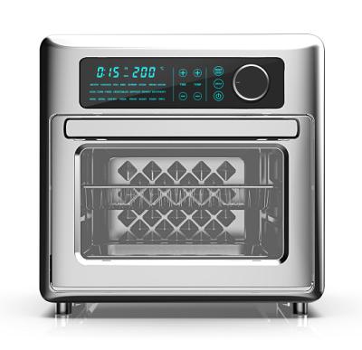 China Hotel Hot Sale 14Qt Multifunctional Stainless Steel Digital 15L Air Fryer Oven With Led Display for sale