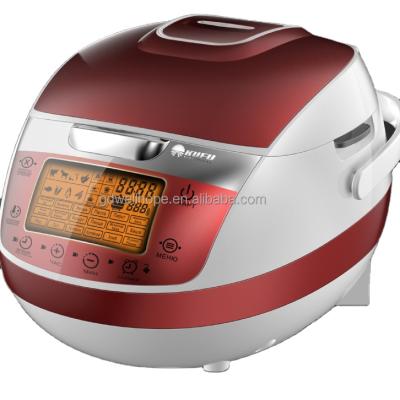 China Hotel 4L 5L 860W Drum Shape Stainless Steel Body Housing Multifunctional Rice Cooker for sale