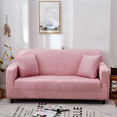 China Universal Inclusive Custom Stretch Sofa Cover Solid Color Sofa Cover Elastic Breathable Comfort Non-Slip Sofa Cover for sale