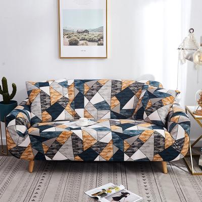 China Breathable Comfort Elastic Sofa Cover Elastic Sofa Cover Luxury Print Floral Single Seater Sofa Cover for sale