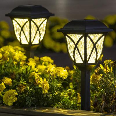 China Hot Selling Garden Lumens Decorative White Luminous White Solar Lawn Light Ground Plug Plastic Lawn Light for sale