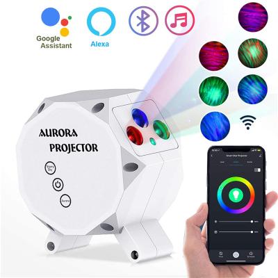 China Amazon App Aurora Sky lite Star Projector Modern Smart Support Alexa Google Assistant Galaxies Projector for sale