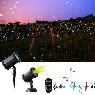 China LANDSCAPE Childhood Moment Light Solar Laser Firefly Real Moving Light Outdoor Garden Light for sale