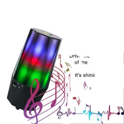 China Modern Disco Party Mini Stage Laser Light Led Night Light With Music Wireless Speaker Interactive Lighting for sale