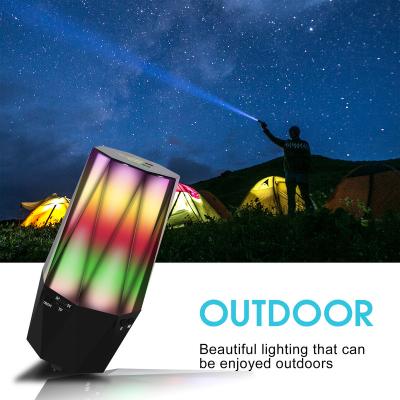 China Desktop Amazon Best Portable Bedroom Music Speaker with LED Aurora Projector Smart Colorful Cloud Ceiling Lights for sale