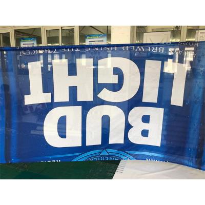 China Outdoor Advertising Display DR Factory 2022 100% Recycled Polyester Printing Fabric Mesh Banners for sale