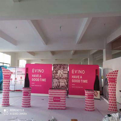 China Outdoor Portable Tension Fabric Printing Trade Show Event Usage Mockup Exhibition Backdrop Banner for sale