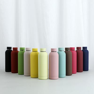 China PORTABLE hot selling small water flask thermos bottle stainless steel rubber vacuum bottle mouth flask for sale