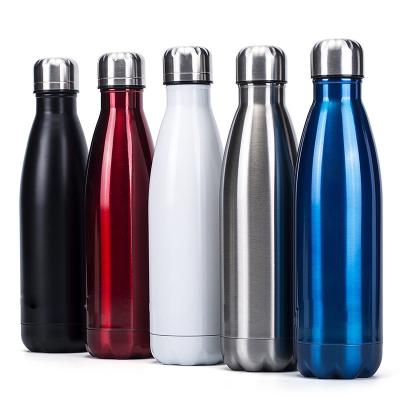 China Hot Selling PORTABLE 500ml Water Bottle Thermos Cola Shaped Vacuum Flasks Insulated Cups Thermos Cola Bottle for sale