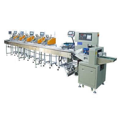 China Easy Operation Pillow Type Automatic Count Sealer Bag Packing Machine 3 Sides Sealing Plastic Bag for sale