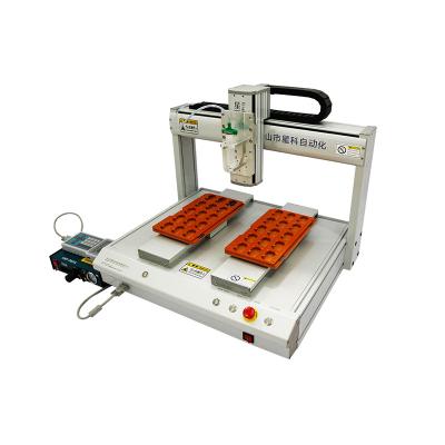 China Video Dual Station Handheld Glue Machine Glue Machine Four-Axis Linkage Automatic Drip Dispensing Glass Gluing Machine Products Because for sale