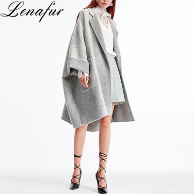 China 2018 Wool Lady's Latest Anti-shrink Design Loose Cashmere Coat Winter Women Coats For Wholesale for sale