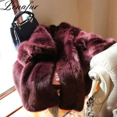 China Women's Faux Fur Coat Faux Fur Winter Thin Warm Viable Fox Long Long Sale Artificial Fur Sectional Coat for sale