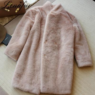 China Long Winter Warm Anti-shrink Fashion Faux Fox Fur Coat,Faux Fox Fur Coat,Artificial Fox Fur Coat for sale