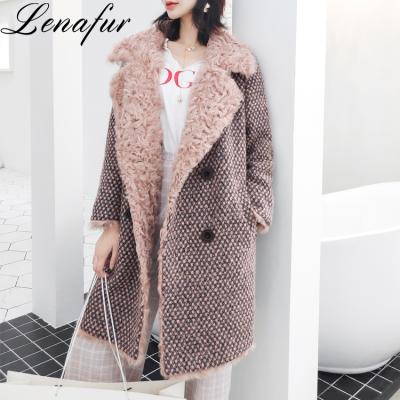 China 2019 Winter Anti-Shrink Women's Clothes Elegant Woolen Coat for sale