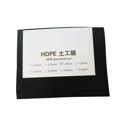 China Modern Smooth HDPE Geomembrane For Waterproofing Pond Liners for sale