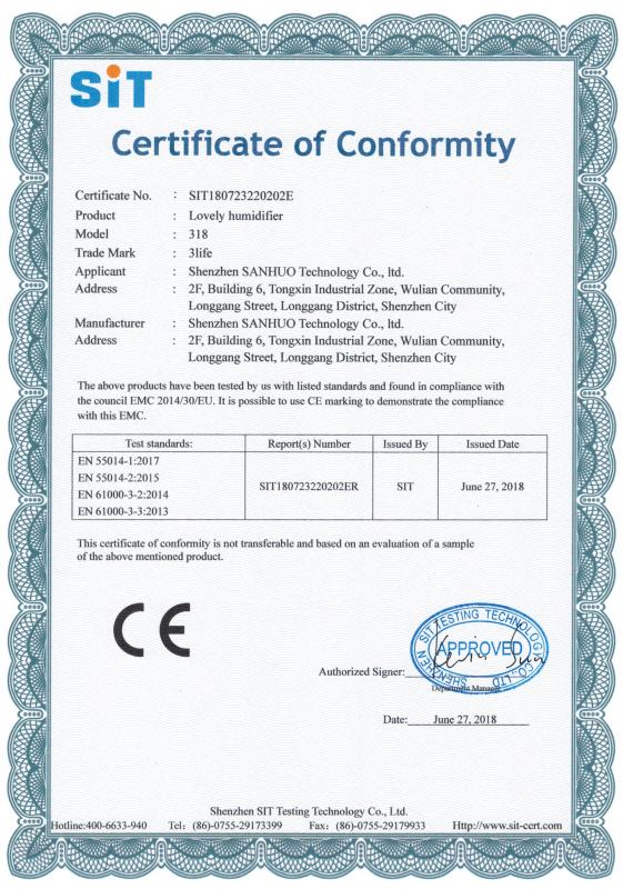 CE - Shenzhen Yule Technology Co., Limited