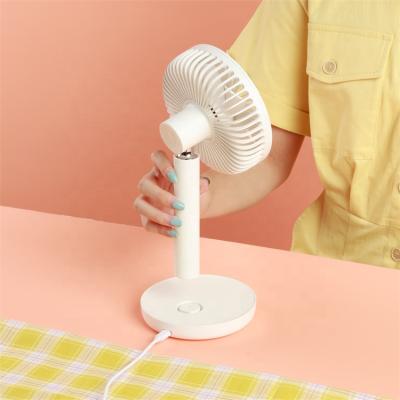 China Usb Rechargeable Portable Fan Kipas Angin Mini Ventilador de Escritorio Dual-Use Handheld and Desktop Handheld Table Fans Small with Base for sale