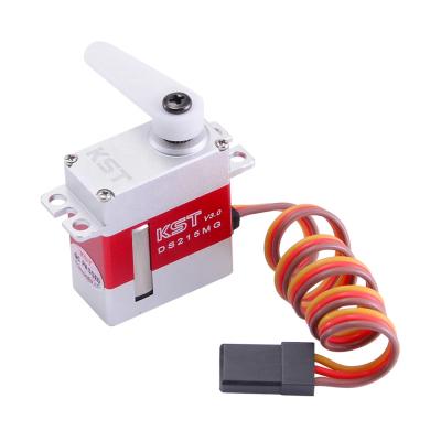 China Digital Metal Gear KST DS215MG V3.0 Metal Gear Mini Robot UAV Hobby Education Servo for sale