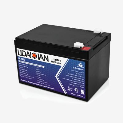 China Electric Power Systems Rechargeable Solar energy LFP12.8V 12Ah over 2000 cycle life battery pack li ion for sale