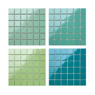 China Southeast Asia Diy Glazed Wall Tile Price Swimming Pool Ceramic Mosaic Tile for sale