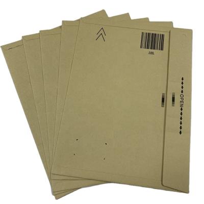 China Made from 100% recyclable content high quality kraft paper corrugated cardboard mailer bags rigid envelope with sealing for sale