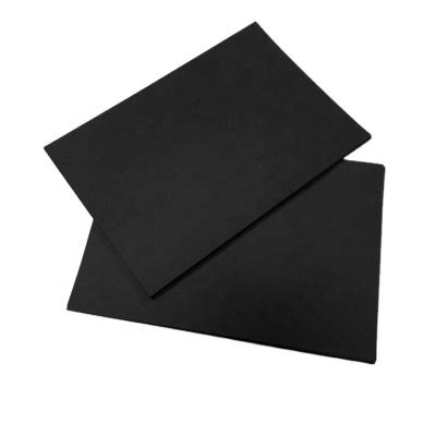 China Waterproof Hot Selling Double Color 300gsm Cardboard Hard Black Paper 700*1000 Mm for sale