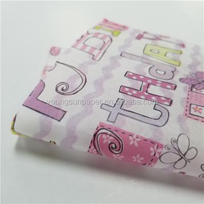 China 2018 fashion moisture proof design tissue paper decorative paper printed paper for sale