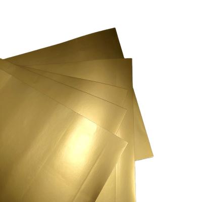 China 80gsm Recyclable Gold Metal Paper Paperboard Paperboard For Wrapping Gift Flower for sale