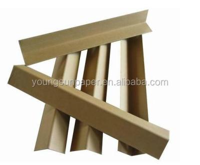 China High Strength Brown Cardboard Packing Corner Wrapped By Kraft Paper for sale