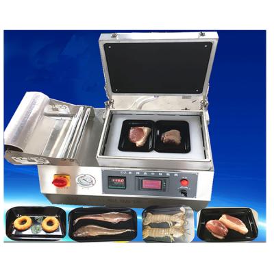 China Food Package Machine Fresh Fruit Vacuum Peel Meat Packing Machines Vacuum Skin Packing Machine Fresh Food for sale