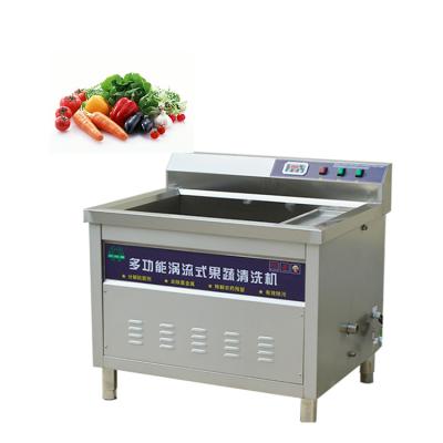 China High Efficiency Easy Operate Vegetable Washing Machine Fruit Washer With Air Bubble for sale