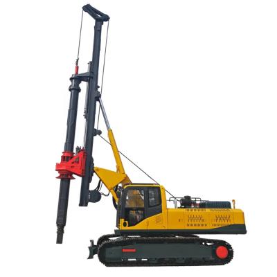 China Construction worksÂ   Pile Machinery Depth 25m Rotary Borehole Drilling Rig Crawler Drilling Rig for sale