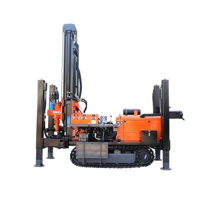 China Small Deep High Yield 180m Borehole Water Well The Crawler Mounted Drilling Rig Drilling Rig for sale