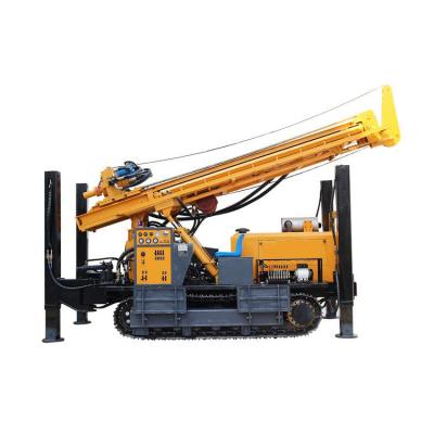 China Construction worksÂ   580m depth dth water well drilling rig machine / crawler mounted water well drilling rig for sale