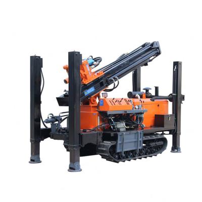 China High Efficiency 180 Meters Hard Rock Drilling Well DTH Crawler Portable Drill Rig Borehole Underground Water for sale