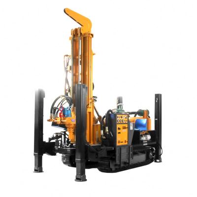 China Construction worksÂ   high efficiency crawler mounted 300m water well drill rigs for sale