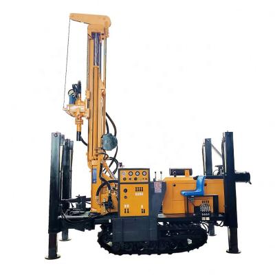 China Construction worksÂ   crawler mounted water well drilling rig machine 200m depth for sale for sale