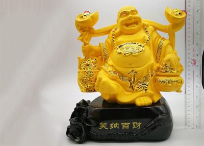 Chine La tasse faite sur commande de trophée de poly résine, or a plaqué les métiers religieux riants de Bouddha à vendre