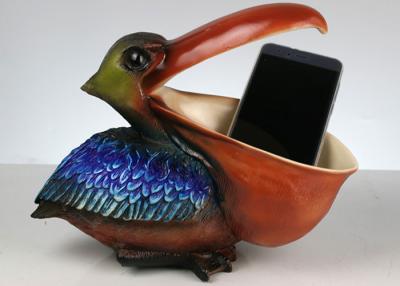 China Toucan Non Toxic Resin Crafts , Creative Mobile Phone / Keys / Card Holder for sale