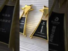 Star Design Custom Medals And Trophies With 3D Printing From Factory Wholesale