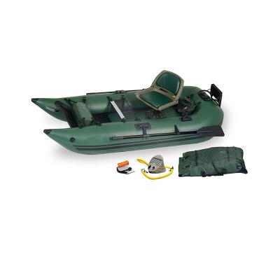 China Leisure hot sale discount price with motor pvc foldable inflatable fishing boat for sale