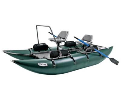 China Premium Aluminum+PVC PVC Inflatable Pontoon Boat For Fishing for sale