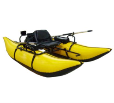 China Premium Aluminum+PVC PVC Inflatable Pontoon Boat For Fishing for sale