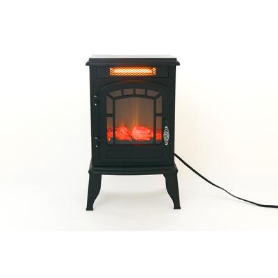 China Household 15 Inch Portable Freestand Fireplace Mini Fireplace Electric Stove Indoor Heaters for sale