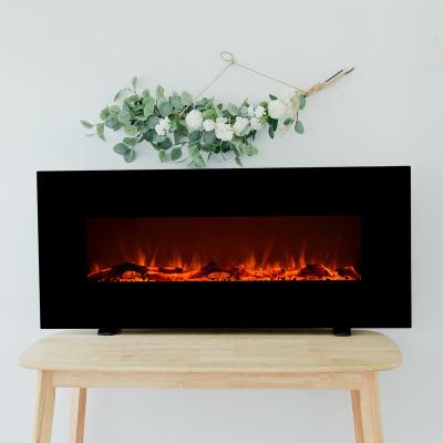 China Wall Mounted Electric Fireplace Hot Sale Realistic Electric Fireplace Household Wall Mounted Electric Fireplace 50 Inches for sale