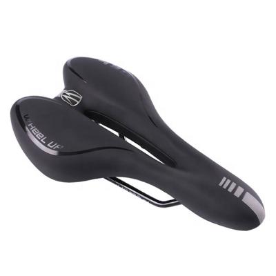 China Breathable WHEEL UP Breathable Cycling Saddle MTB Saddle Soft Cycling Pad Leather PVC Cushion Bicycle Saddle for sale