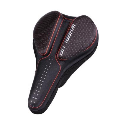 China Bicycle Saddle Cover Soft Pad Seat Cover Breathable Anti-Slip Breathable Pattern WHEEL UP for sale